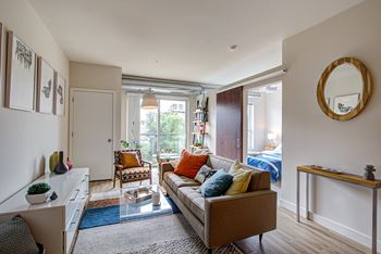 Living room with plenty of natural lights